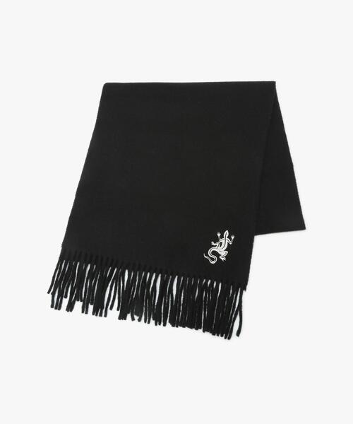 agnes b.（アニエスベー） マフラー アイコニック 刺繍 ウール