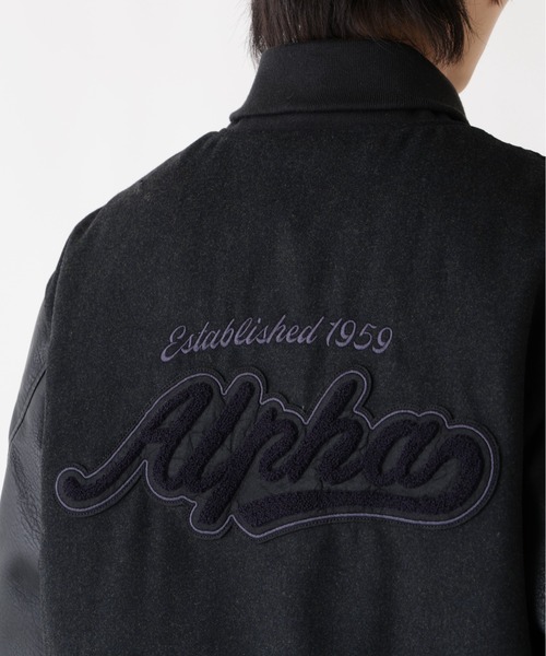 ブルゾン アウター Alpha Industries/アルファインダストリーズ/ALPHA LETTERMAN JACKET/レターマン ジャケットの画像