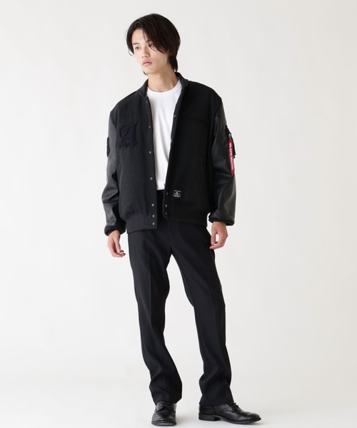ブルゾン アウター Alpha Industries/アルファインダストリーズ/ALPHA LETTERMAN JACKET/レターマン ジャケットの画像