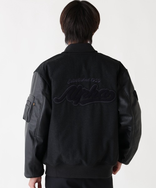 ブルゾン アウター Alpha Industries/アルファインダストリーズ/ALPHA LETTERMAN JACKET/レターマン ジャケットの画像
