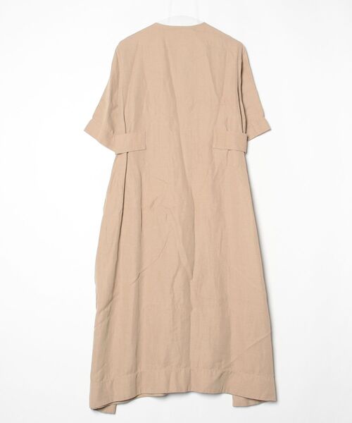 「STUDIO NICHOLSON」 半袖ワンピース 1 ベージュ レディースの画像