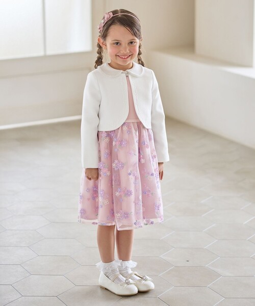 ANY（エニィ） ワンピース 花柄刺繍ワンピース キッズ 子供服 女の子