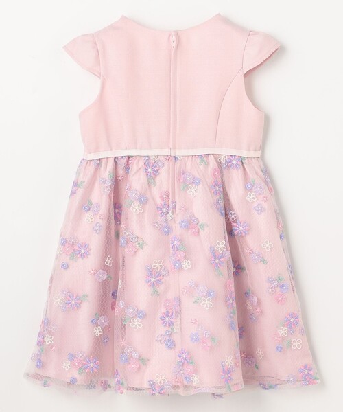 ワンピース 花柄刺繍ワンピース キッズ 子供服 女の子の画像
