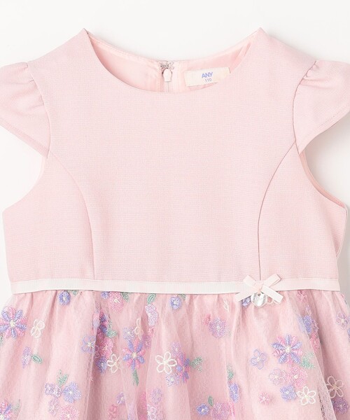 ワンピース 花柄刺繍ワンピース キッズ 子供服 女の子の画像