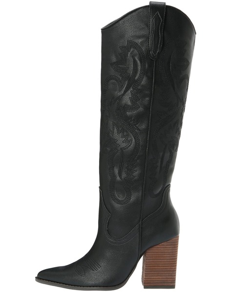 「ALEXIA STAM」 ロングブーツ L ブラック レディース_画像4