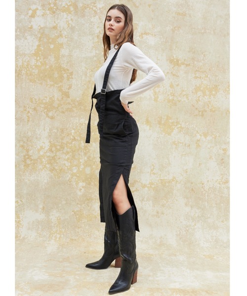 「ALEXIA STAM」 ロングブーツ L ブラック レディース_画像9