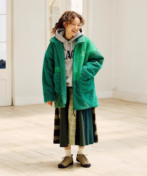 go slow caravan（ゴースローキャラバン） コート アウター ボア