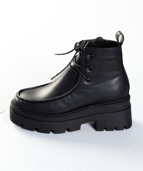 「attagirl」 ショートブーツ M ライトブラウン レディース_画像3