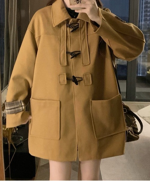 新品未使用タグ付　定価4万円Doux archivesダッフルコート 新品未使用タグ付】ダッフルコート 新品未使用タグ付 定価4万円