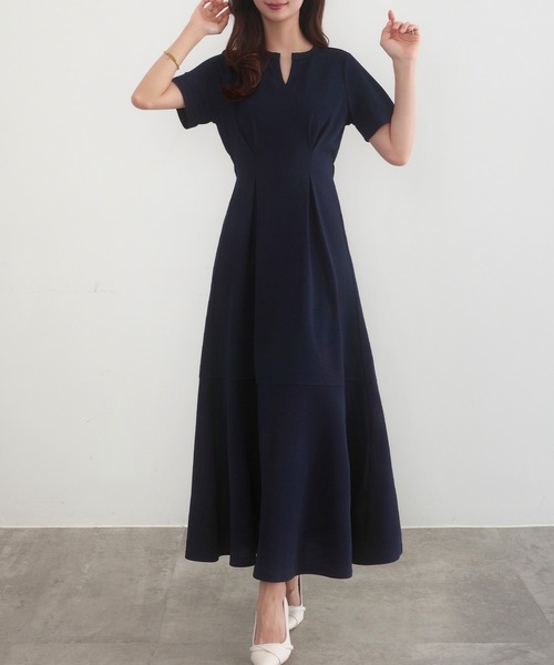 「CENEA」 半袖ワンピース SMALL ベージュ レディース_画像6