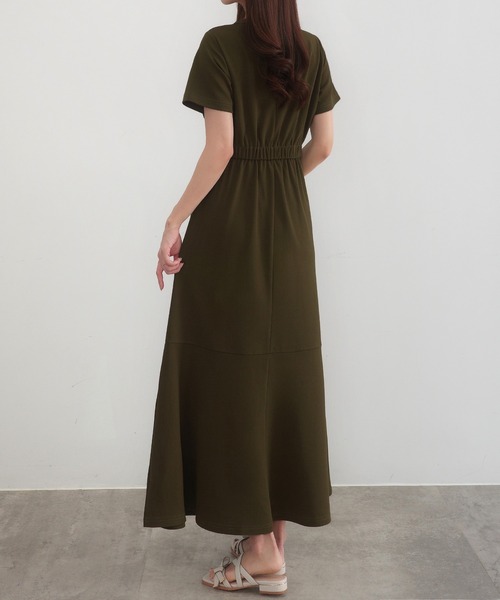 「CENEA」 半袖ワンピース SMALL ベージュ レディース_画像9