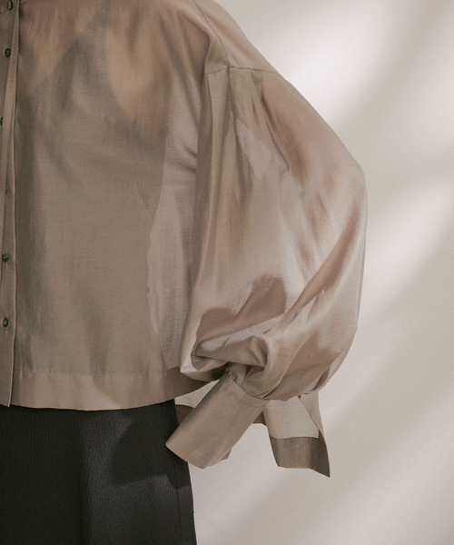 「SALON adam et rope'」 長袖ブラウス FREE ブラック レディース_画像3