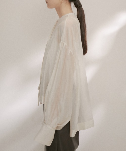 「SALON adam et rope'」 長袖ブラウス FREE ブラック レディース_画像5