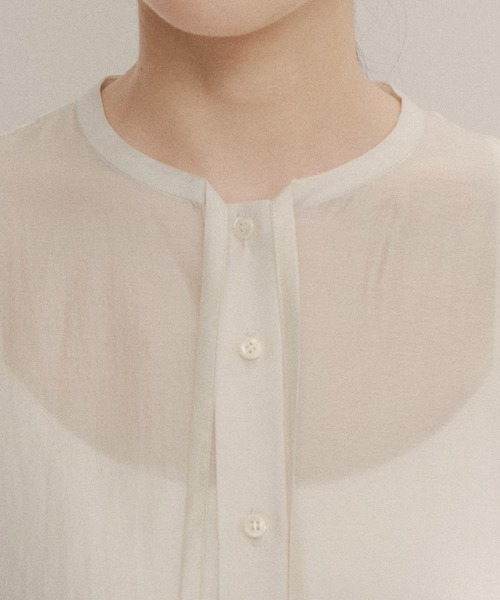 「SALON adam et rope'」 長袖ブラウス FREE ブラック レディース_画像7