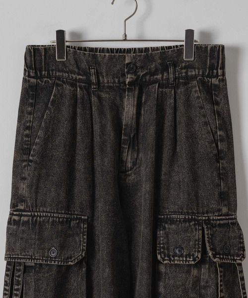 「Casper John」 デニムパンツ SMALL ダークブラック メンズ_画像5