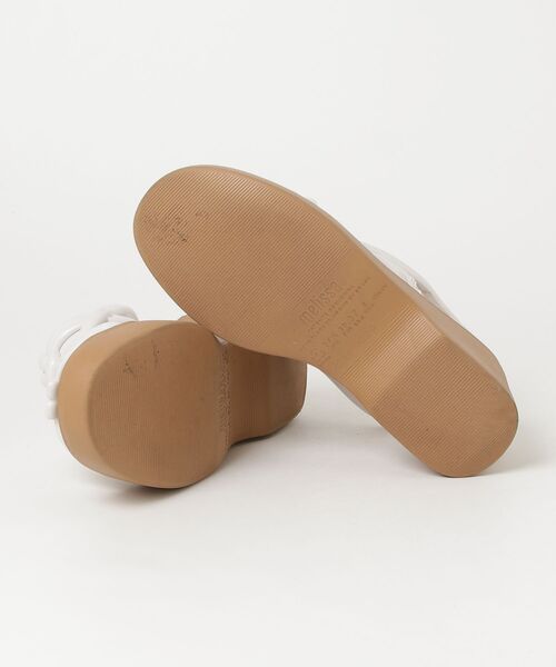 「melissa」 フラットサンダル 24.5cm ホワイト レディース_画像3