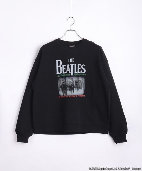 古着 THE BEATLES ジップパーカー スウェット ヴィンテージ 入手困難 THE BEATLES オフィシャル ジップアップ スウェット フーディ パーカー