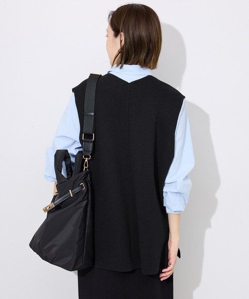 SLOBE IENA(スローブイエナ) ベスト ジレ ダブルフェイスコットン SLOBE IENA(スローブイエナ) ベスト ジレ ダブルフェイスコットン