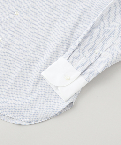 EDIFICE（エディフィス） シャツ D.ショート ラウンド タブ クレリック