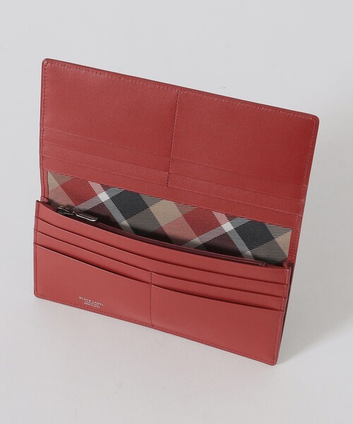 クレストブリッジ◇カラーステッチパッチワークレザーロングウォレット BLACK LABEL CRESTBRIDGE（ブラックレーベル クレストブリッジ） 財布