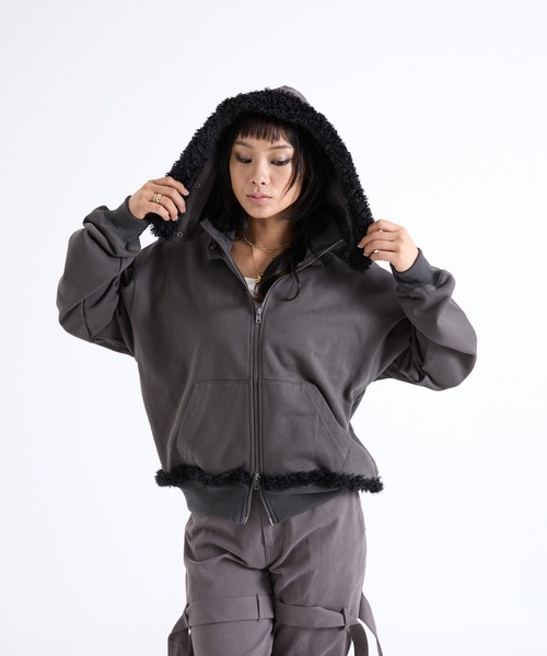 FTW パーカー 3WAY FUR REMOVAL ZIP HOODIE レディース : ZOZOTOWN