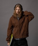 パーカー Cut-off Short Zip ...の詳細画像2