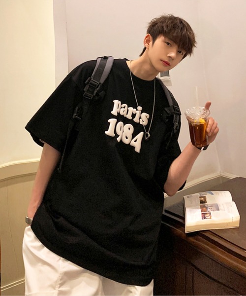 「MGV」 半袖Tシャツ LARGE ブラック メンズ_画像3