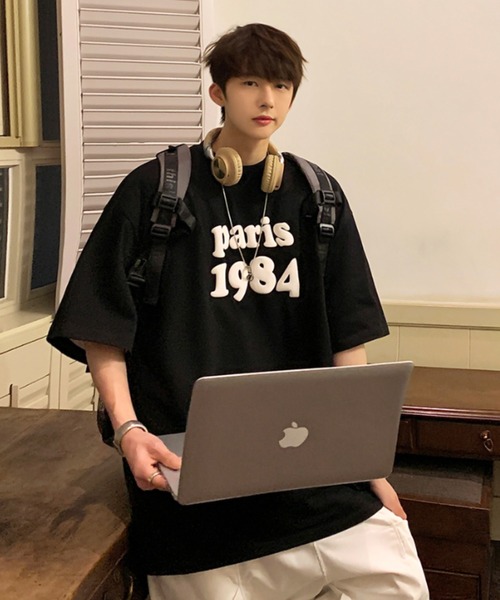 「MGV」 半袖Tシャツ LARGE ブラック メンズ_画像4