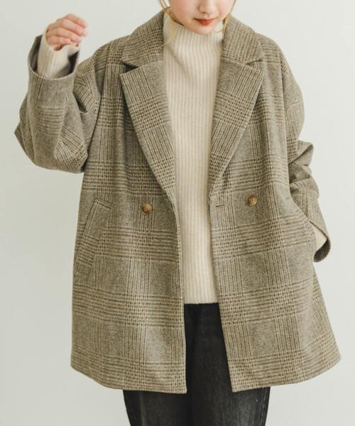 「ITEMS URBANRESEARCH」 テーラードジャケット FREE チャコールグレー レディース_画像3
