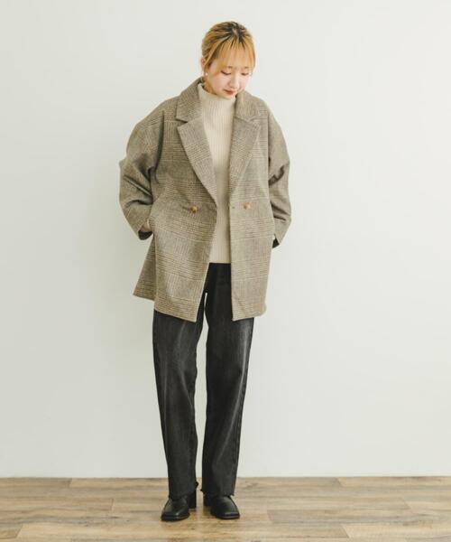 「ITEMS URBANRESEARCH」 テーラードジャケット FREE チャコールグレー レディース_画像4