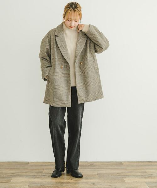 「ITEMS URBANRESEARCH」 テーラードジャケット FREE チャコールグレー レディース_画像6