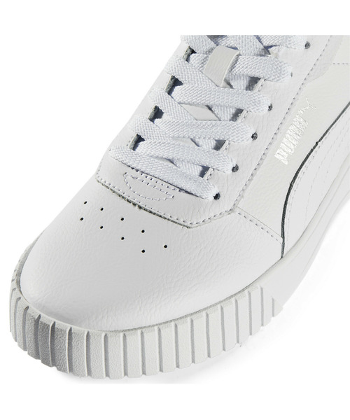「PUMA by MIHARA YASUHIRO」 シューズ 23.5cm ホワイト×シルバー レディース_画像6