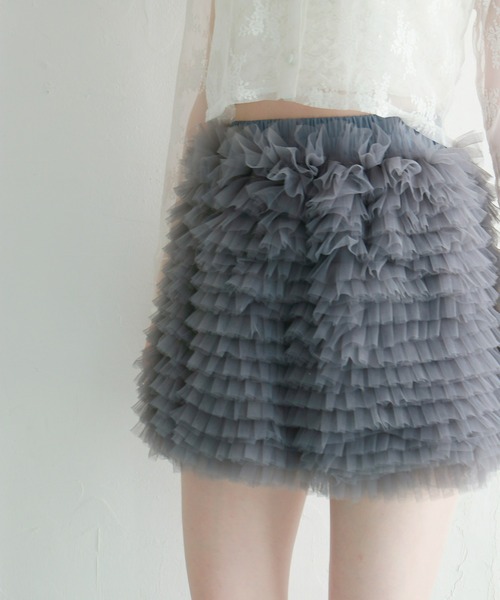 mic by Olu. スカート ミリーチュールスカート : ZOZOTOWN Yahoo!店