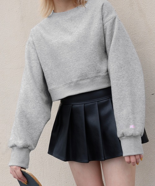 「Mili affinity」 スウェットカットソー FREE オートミール レディース_画像9