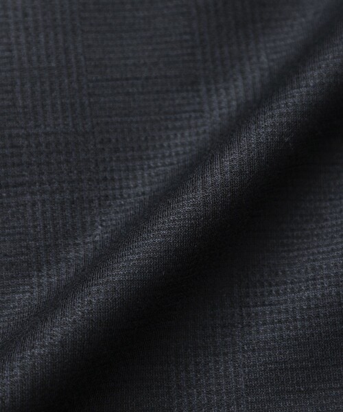 ジャケット テーラードジャケット 「FLEX JERSEY」ハイゲージジャカードグレンチェックセットアップジャケット メンズの画像
