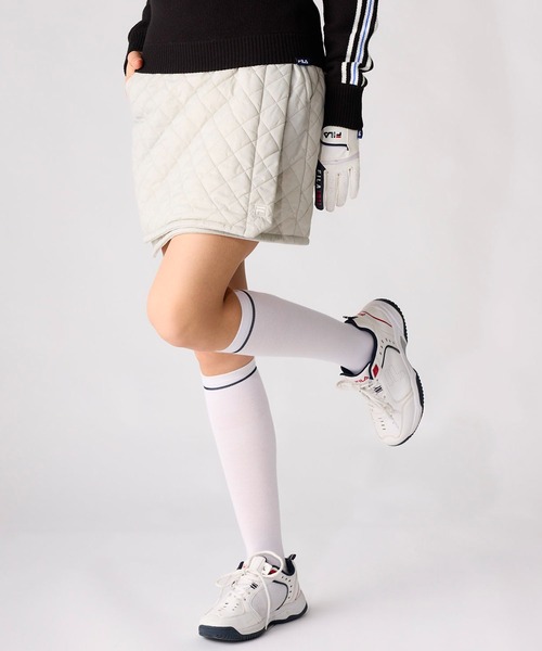 FILA ゴルフスカート FILA GOLF スカート フィラゴルフ 中綿 キルト ラップスカート ゴルフ