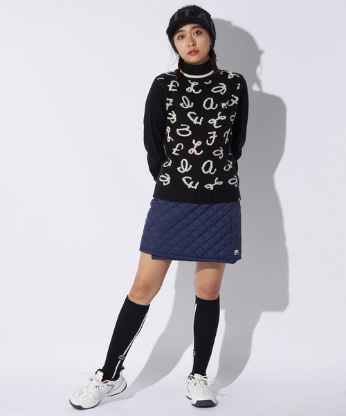 FILA GOLF スカート フィラゴルフ 中綿 キルト ラップスカート ゴルフ