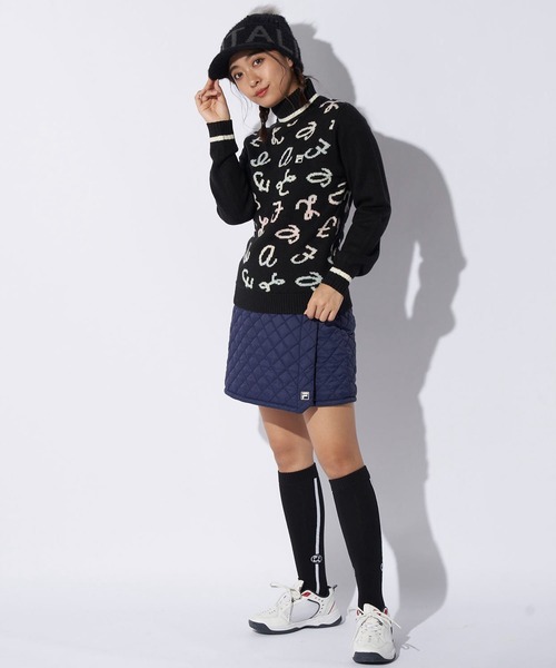 FILA GOLF スカート フィラゴルフ 中綿 キルト ラップスカート ゴルフ