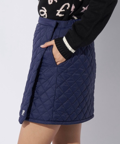 FILA GOLF スカート フィラゴルフ 中綿 キルト ラップスカート ゴルフ