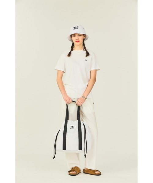 「PARROTT CANVAS」 半袖Tシャツ ONE SIZE ホワイト レディース_画像3