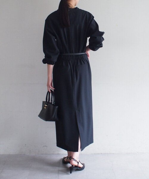 Loungedress（ラウンジドレス） ワンピース リネンライクVワンピース
