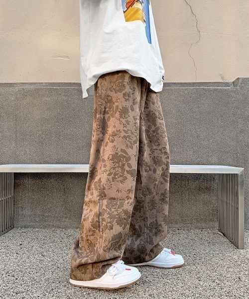 「B.R.U」 イージーパンツ L ブラウン メンズ_画像5