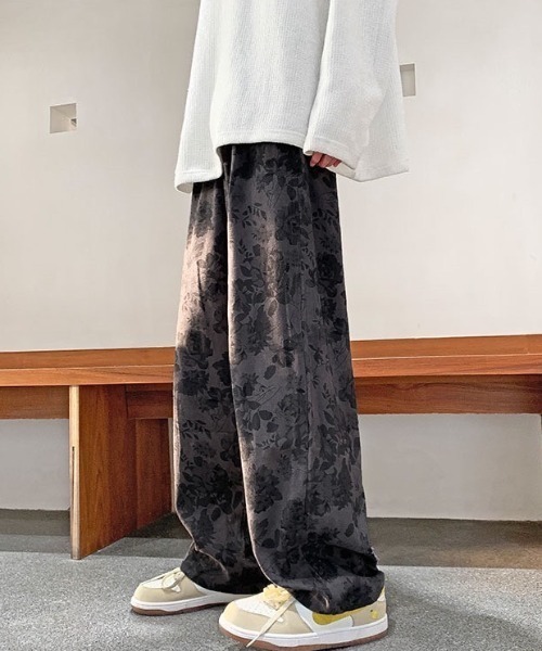 「B.R.U」 イージーパンツ L ブラウン メンズ_画像8