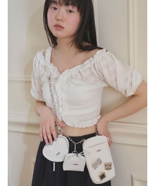 「FURFUR」 ショルダーバッグ FREE ラベンダー レディース_画像7