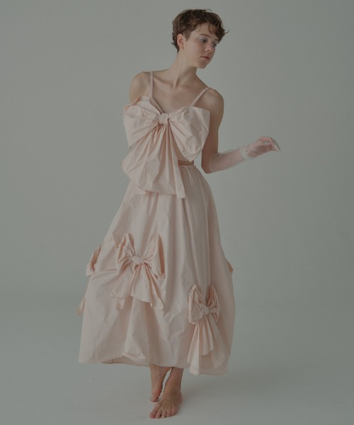 HONEY MI HONEY（ハニーミーハニー） キャミソール taffeta ribbon
