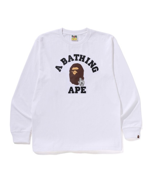 A BATHING APE（アベイシングエイプ） tシャツ GO APE POINTER COLLEGE