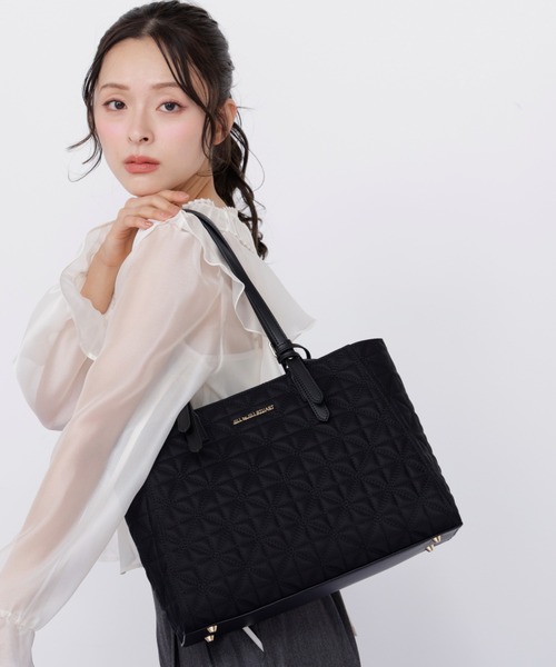 トートバッグ キルティングA4トートバッグ レディースの画像