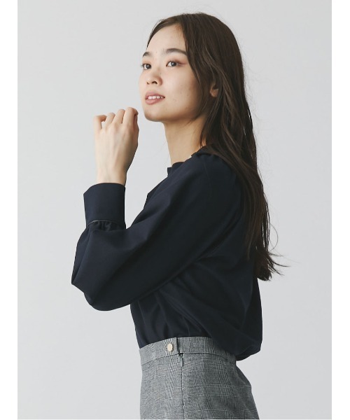 「TONAL」 長袖ブラウス 38 グレー レディース_画像8