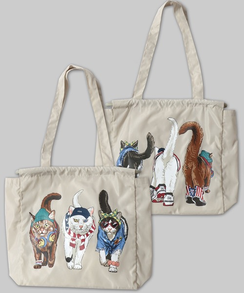 SITRY（シトリー） トートバッグ Cat Print Tote Bag/猫 アニマル