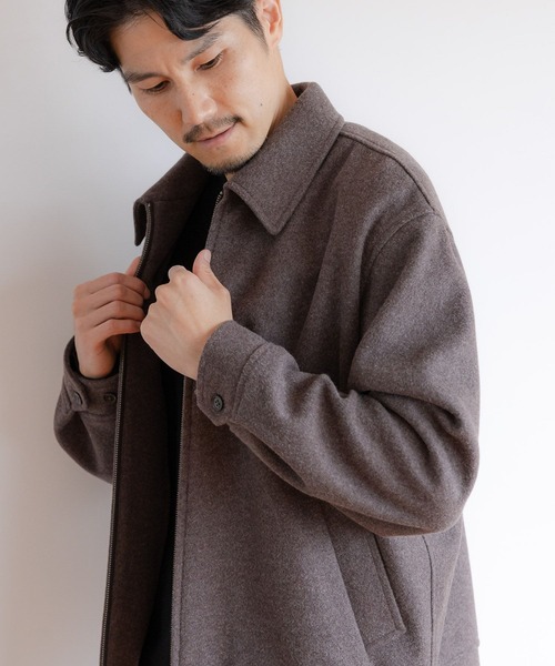 「GLOBAL WORK」 ブルゾン SMALL ブラウン メンズ_画像6